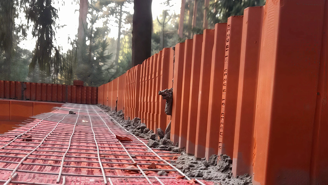 Сборный ленточный фундамент для дома из шлакоблока