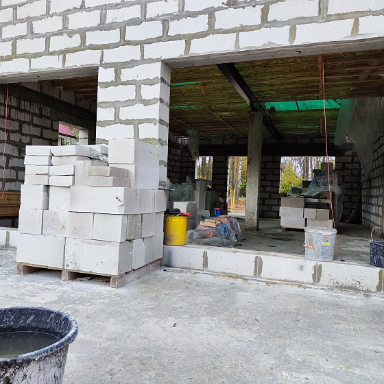 Сборный ленточный фундамент для дома из шлакоблока