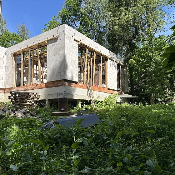 Сборный ленточный фундамент для дома из шлакоблока